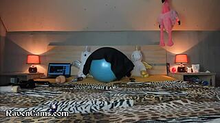 kinky girl squirts during tight orgasm