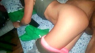 mexicana miranda doesn't notice i'm recording our cute amateur couple session