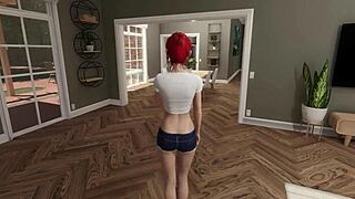 Best Friend Fucking Redhead Shaved Pussy In Fantasy