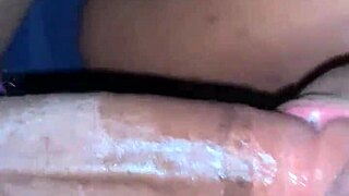 Blonde Slut Gives Sloppy Blowjob and Licks Big Cock!