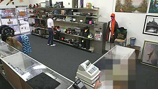 I Feel So Horny Having Rough Sloppy Sex In The Shop