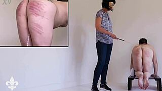 Part one caning and fisting the whore