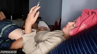 Chubby Asian with Big Clit and Tight Wet Pussy Squirts in Screaming Action