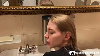 having sex in the public bathroom is fun