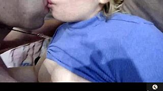 Couple enjoys homemade sex with blowjob and creampie.