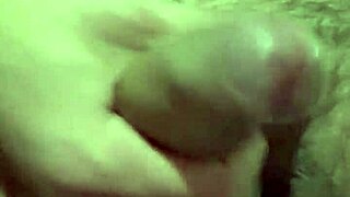 Masturbating With Foreskin And Balls Shooting Load