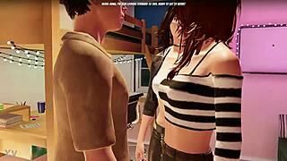 vickie and rachael have threesome sex scene in ashley's room