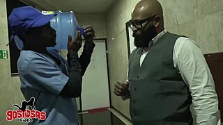 Emotional Voyeur Watches Cuckold With Monster Cock