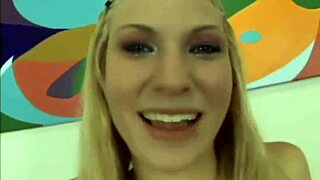 Teen undresses for oral with Skylar Banx.