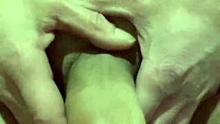 Masturbating With Foreskin And Balls Shooting Load