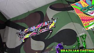 Carnaval Brazilian Casting Orgy With Nicole Dantas