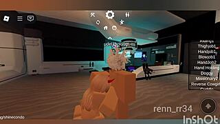 Blonde Gets Intense Blowjob And Rough Fucking From Catboy In Wild Roblox Encounter With Passion