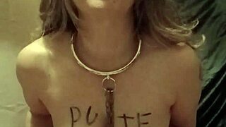 hey, check out this french slave's wild self-session with pins and masturbation outdoors 😈🔥