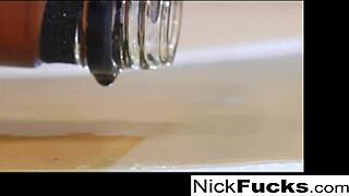 Nick Fucks In Threesome! Hardcore Action!