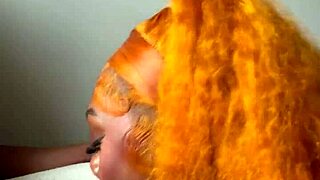 Little ebony firecracker pops off riding big black cock until creampie