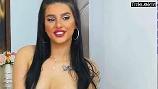 amy blair dances sexily and teases her tits