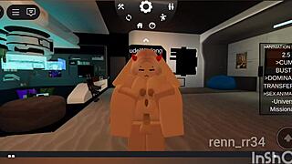 Blonde Gets Intense Blowjob And Rough Fucking From Catboy In Wild Roblox Encounter With Passion