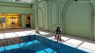 Sheril Blossom Hot Russian Underwater Bikini Tease