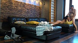 Old Man Fucks Horny Stepdaughter Hard