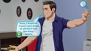 narrative guy plays sex game with ex leading to blowjob and creampie finish