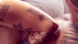 Brazilian brunette Evelyn Buarque gives handjob in interracial anal with Jhoony Gab