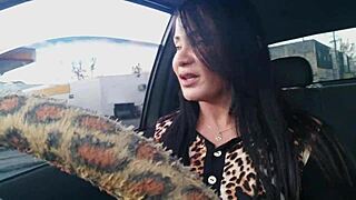 Aventuras do uber features brazilian brunette in outdoor public anal doggystyle assfucking after medical visit with lifeguard.