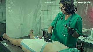 Dominatrix Mistress April demands true submission through bondage caning humiliation and fisting in femdom play