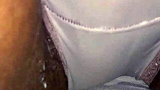 i'm rubbing my creamy area while feeling horny and wet