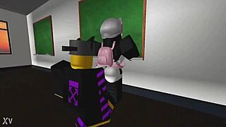 Leo Pounds Girl Hard in School Setting with Big Cock Action