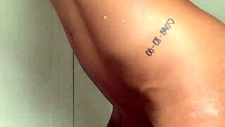 Very Sexy Lingerie Cream On My Body And Masturbation With Dildo Anal Plug!