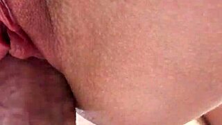 Loirinha with pink pussy gets passionate blonde couple action in hotel