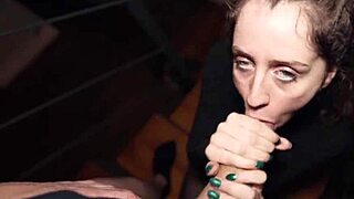 next door italian girl gives pov blowjob and swallows cumshot drop by drop