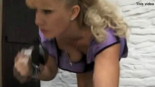 Voyeur catches downblouse nipple slip in bra