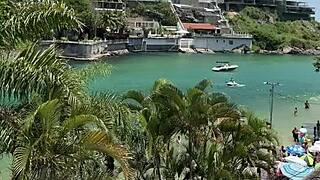 Big Ass Black Teen Sucks Huge Cock At Gloryhole In Outdoor Public Pool With Interracial Pov Action