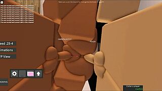 hey, that roblox whore is getting totally gangbanged in this wild game