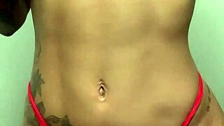 Very Sexy Lingerie Cream On My Body And Masturbation With Dildo Anal Plug!