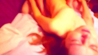 Passionate young people enjoy big cock blowjob and natural tits sex 😍