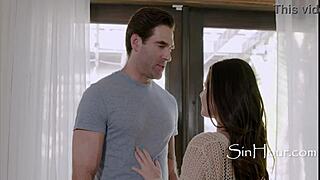 Plumber fixes leaking pipes.