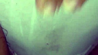 i'm rubbing my creamy area while feeling horny and wet