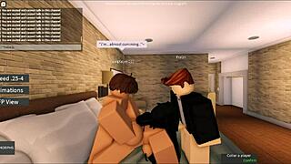 hey, that roblox whore is getting totally gangbanged in this wild game