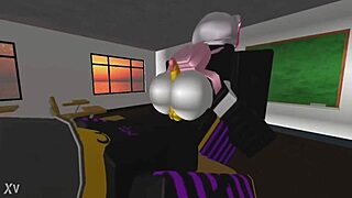 Leo Pounds Girl Hard in School Setting with Big Cock Action