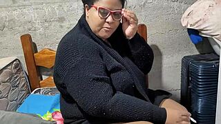 The Brazilian BBW teacher in uniform gets face fucked by student in missionary. She squirts with orgasm and takes cum on tits in amateur anal session.