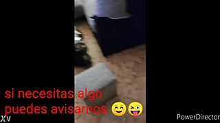 emo couple starts fucking hard with friend watching from the side