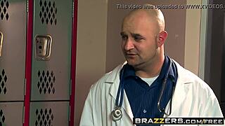 I felt sexy doctor take advantage of male nurse in double penetration threesome
