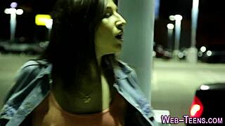 Hot teen 18+ager finger fucks and tongues in high definition. She masturbates as petite 18+ skinny brunette with small 18+ tits.