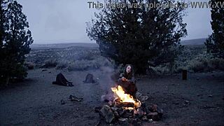 Isn't It Thrilling How This Fantasy Baremaidens Campire Masturbates Outdoors In Costume Until She Cums?