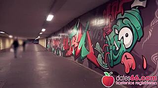 Public Sex With Curvy Blonde Nerdy Girl Mariella Sun Getting Cumshot On Glasses At Dates66 Com Full Scene