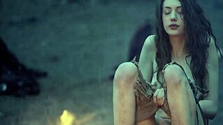 Isn't It Thrilling How This Fantasy Baremaidens Campire Masturbates Outdoors In Costume Until She Cums?