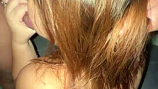 ugly roommate caught me masturbating so i give him a wet blowjob in dorm