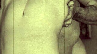 Granny Fanny Blowjob and Fucking in Vintage Retro Style